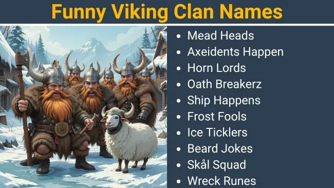 Funny Viking clan Names