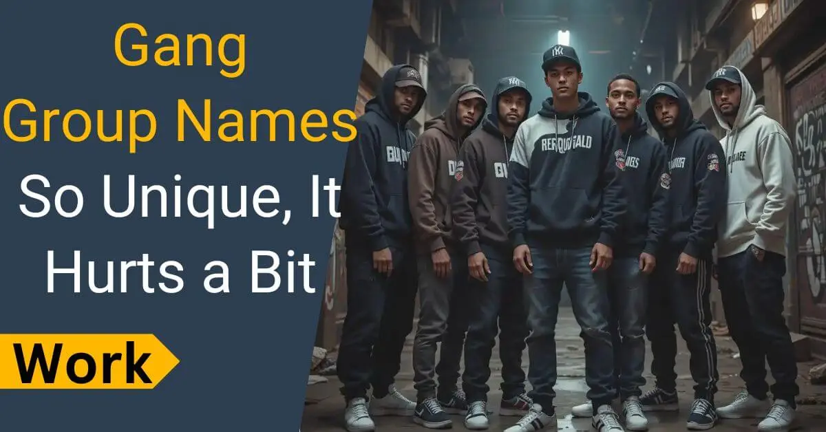 Gang Group Names