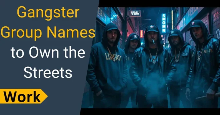 Gangster Group Names