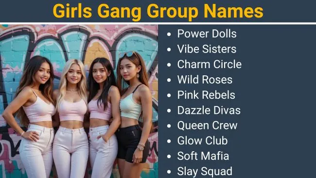 Girls Gang Group Names