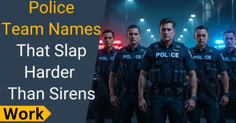 Police Team Names