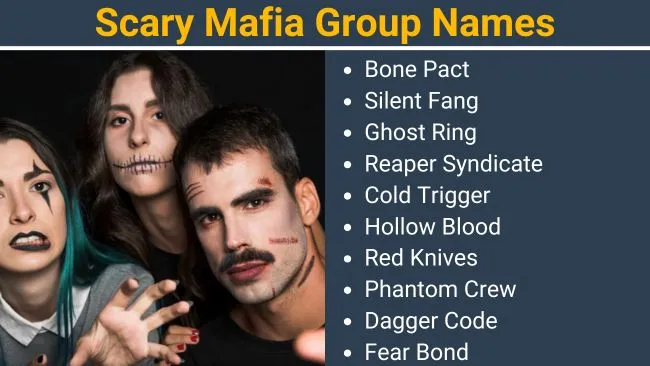Scary Mafia Group Names