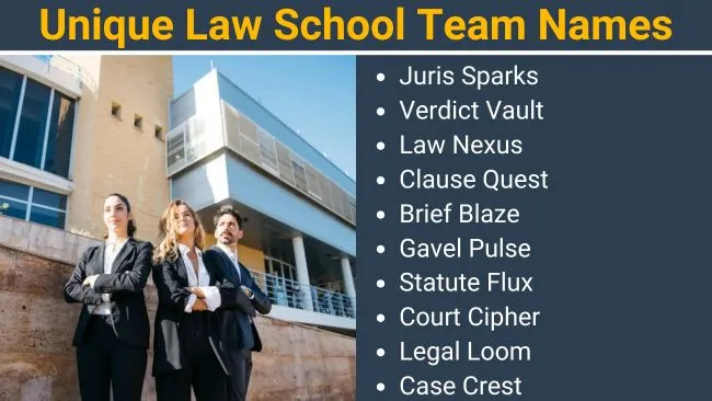 Unique Law School Team Names