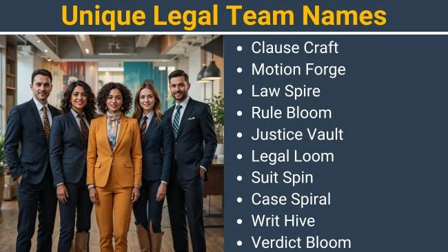 Unique Legal Team names