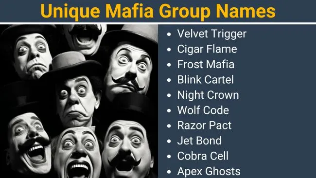 Unique Mafia Group Names