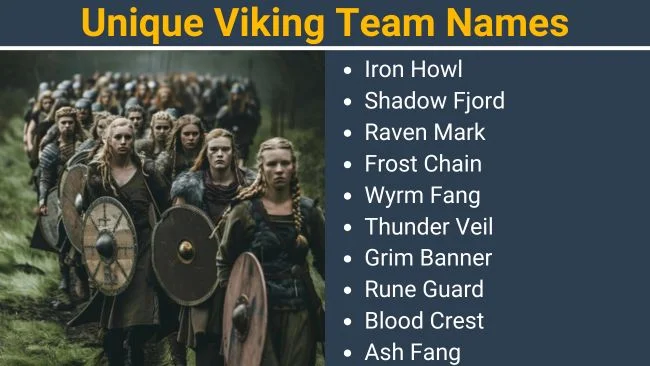 Unique Viking Team Names