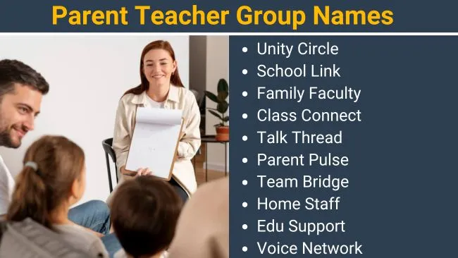Parent Teacher Group Names
