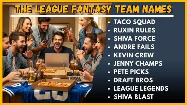 The League Fantasy Team Names