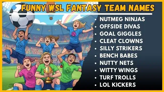 Unique WSL Fantasy Football Team Names