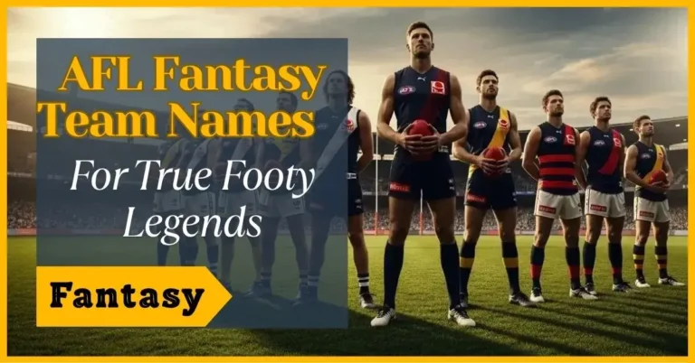 AFL Fantasy Team Names