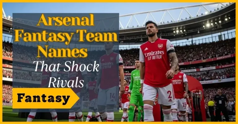 Arsenal Fantasy Team Names