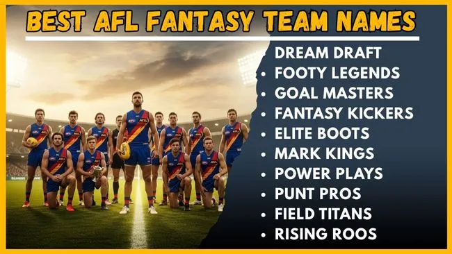 Best AFL Fantasy Team Names