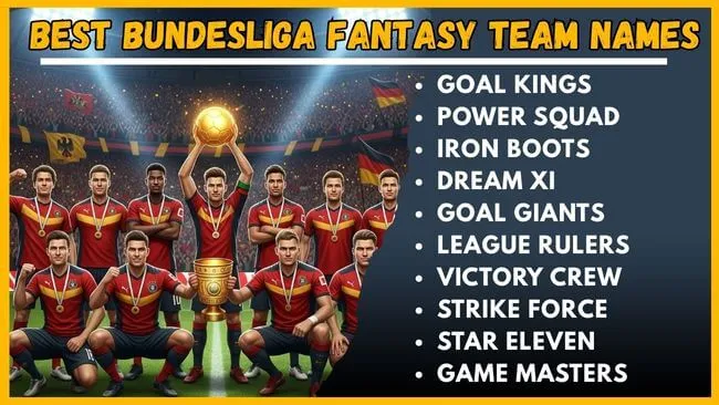 Best Bundesliga Fantasy Team Names