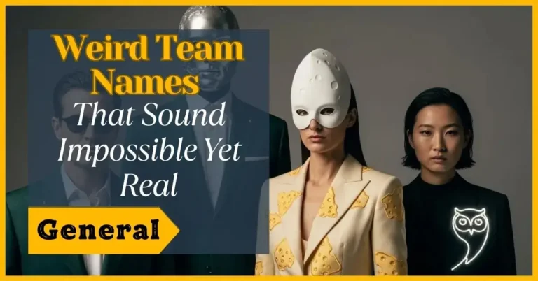Weird Team Names