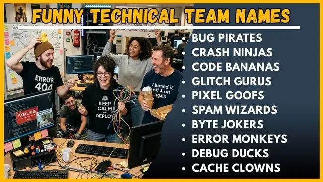 Funny Technical Team Names
