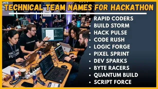 Technical Team Names for Hackathon