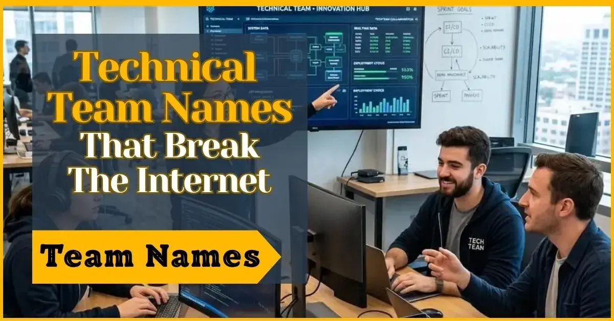 Technical Team Names