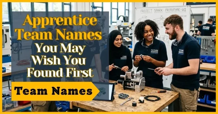 Apprentice Team Names