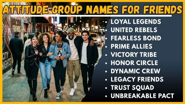 Attitude Group Names for Friends