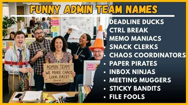 Funny Admin Team Names