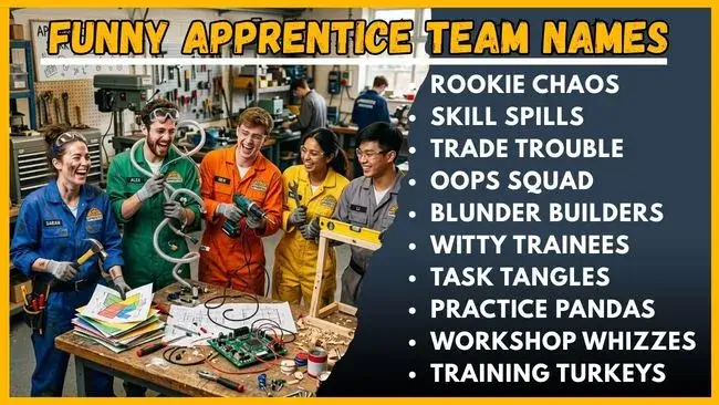 Funny Apprentice Team Names
