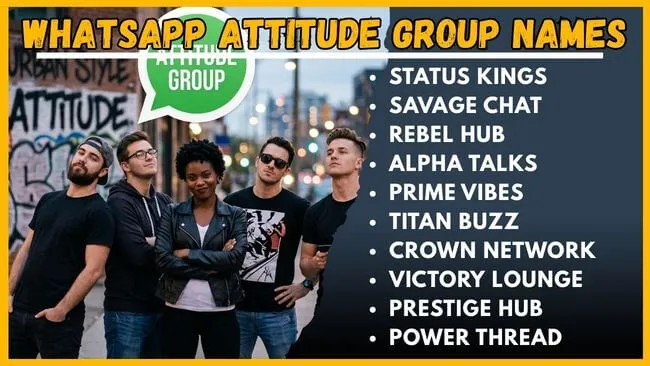 WhatsApp Attitude Group Names