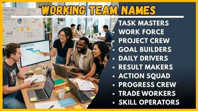 Working Team Names